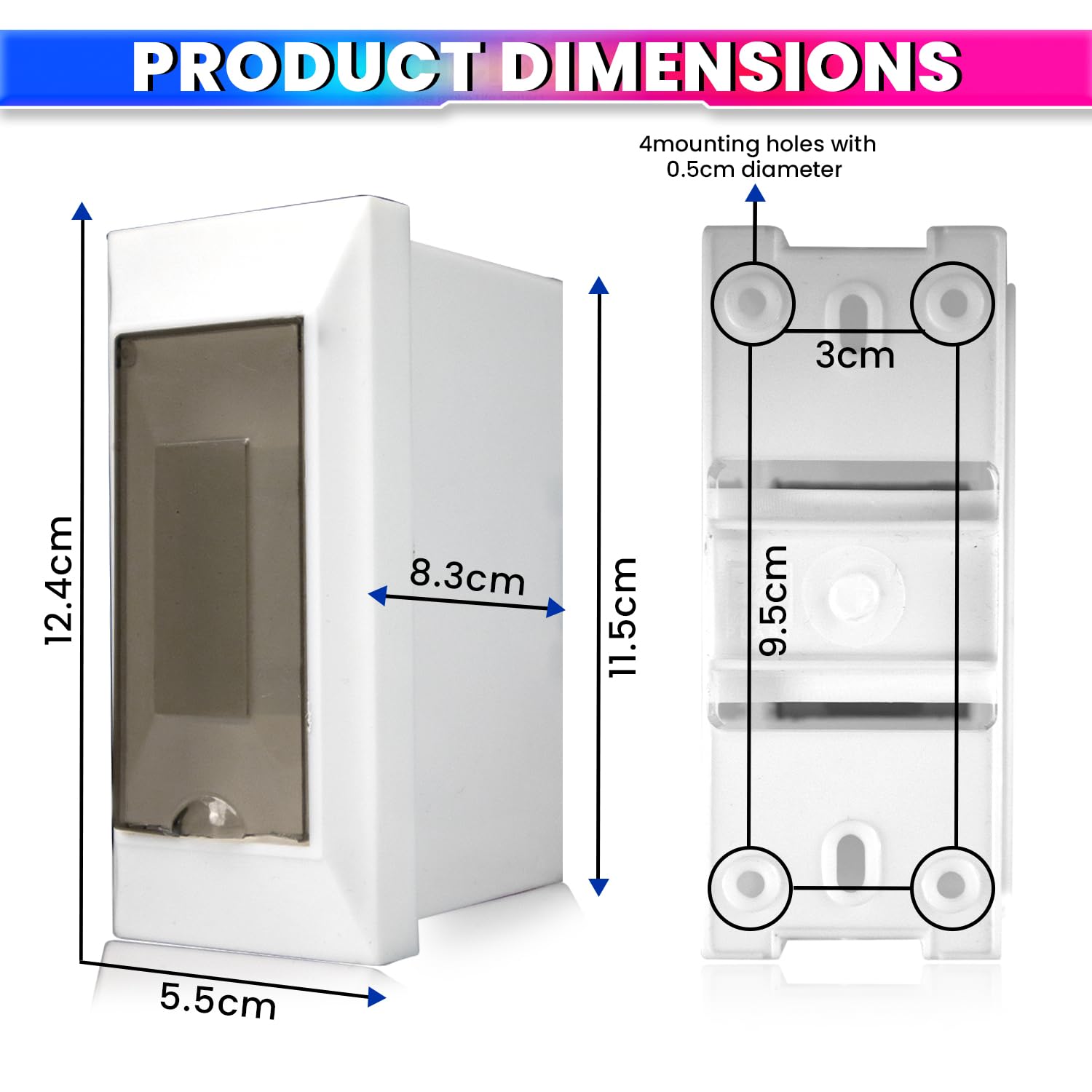 Automatic Over/Under Voltage & Overload Protector, 220V 63A DIN-Rail Mount with LED Display & Auto Reconnect