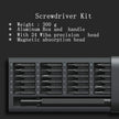 24 in 1 Precision Screwdriver Set S2 Steel Multi-Purpose Magnetic Bits with Smart Case