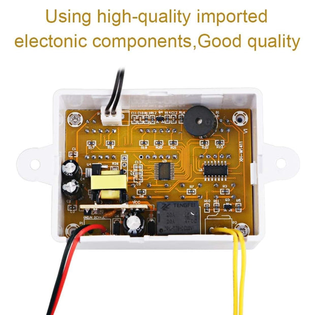 19 Degree Celsius to 99 Degree Celsius, C2 in 1 Digital Thermostat AC 220V, 1500W amiciKart