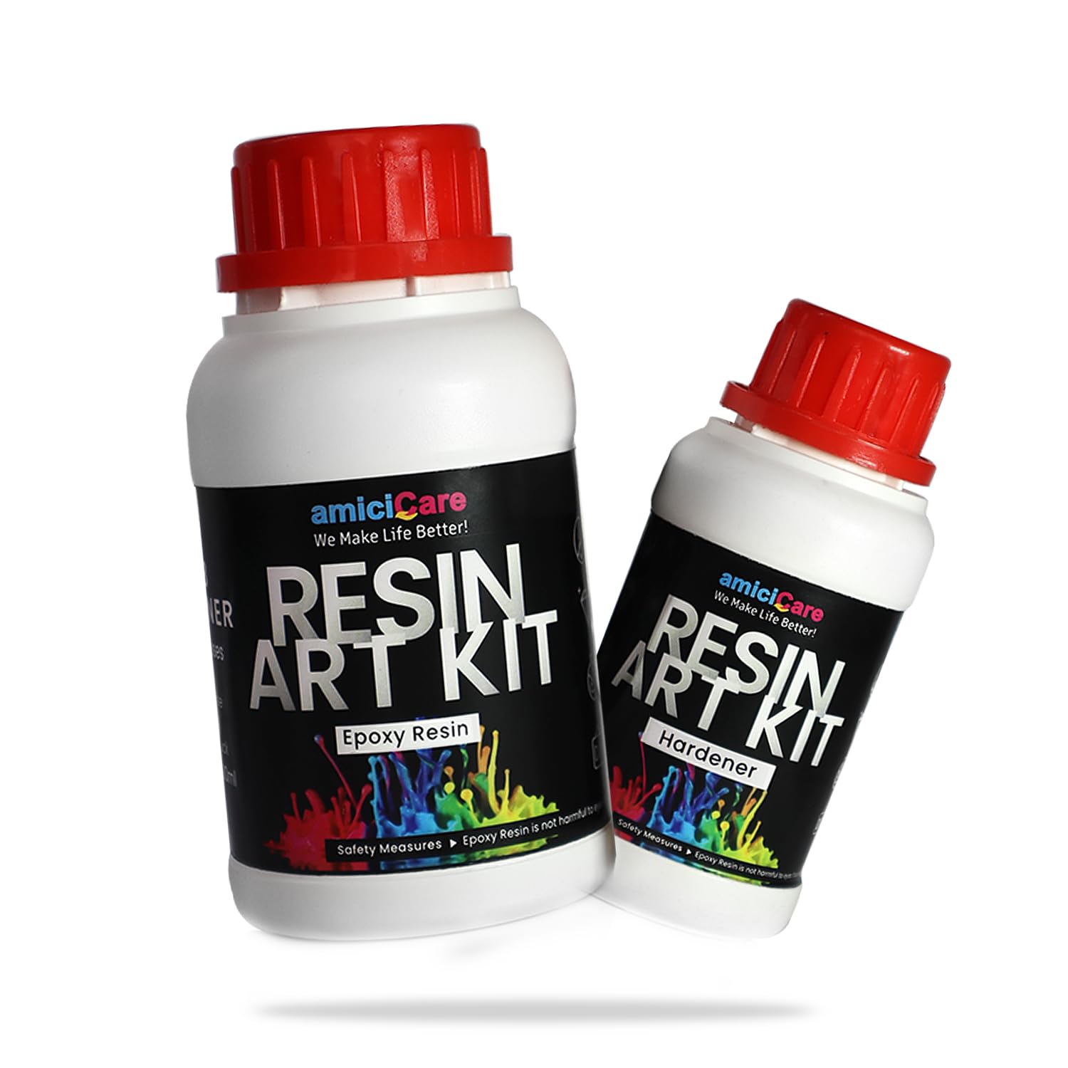 Epoxy Resin Art Kit – Crystal Clear High Gloss Resin for DIY Crafts ( 350ml )