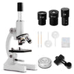 2400X Monocular Optical Microscope with Multiple Objective Lenses amiciKart