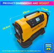 Dual Power AC/DC Inflator & Deflator with Tubeless Tyre Puncture Repair Kit