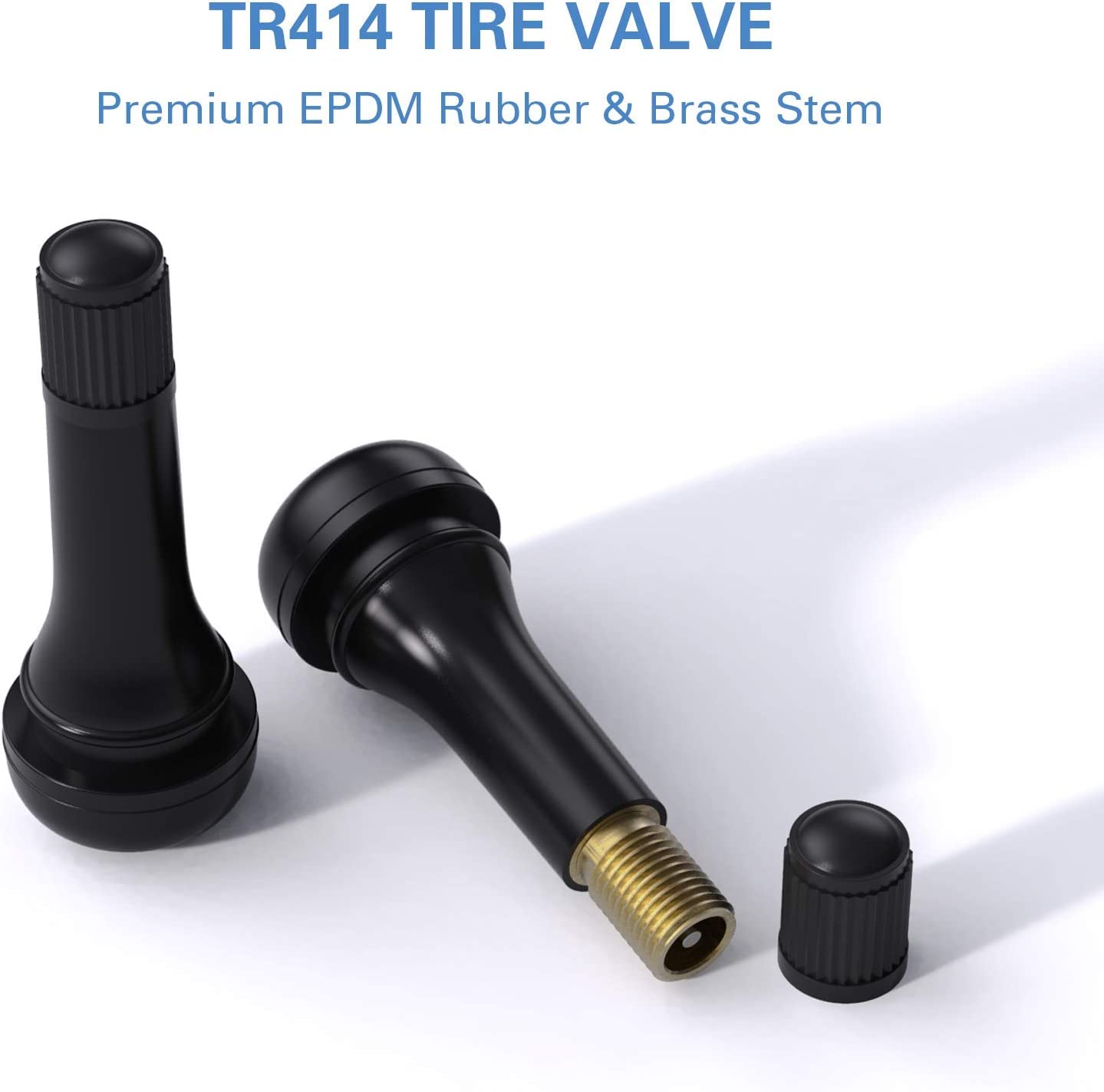 TR414 Tyre Valve, 11.3mm Rim Hole Valve for Tubeless Tyre amiciKart c0tmiz-hs.myshopify.com
