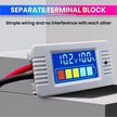 0-100V DC Battery Capacity Indicator Voltmeter with Color LCD Display