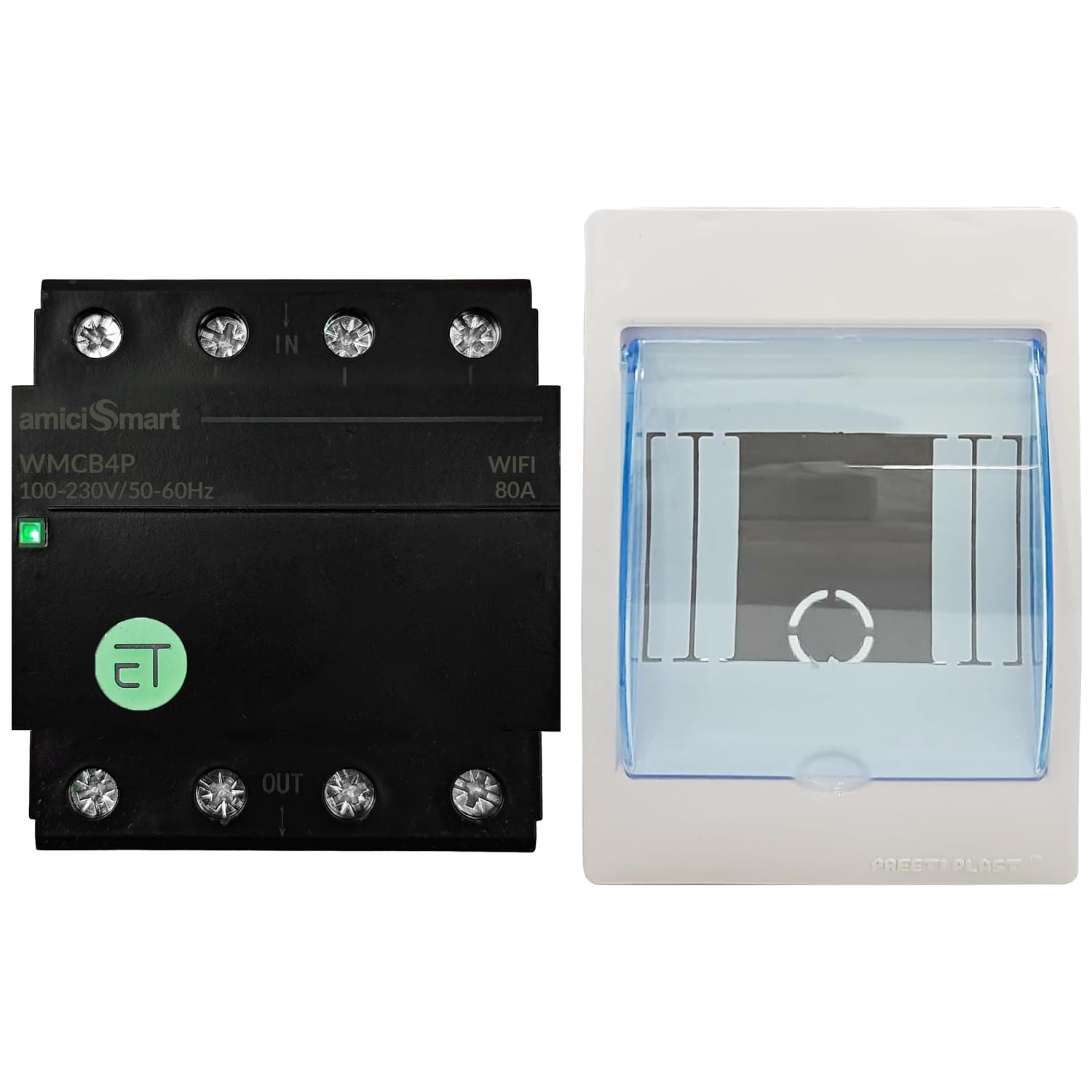 WiFi MCB, Circuit Breaker & Energy Meter with Over Voltage/Load Protection