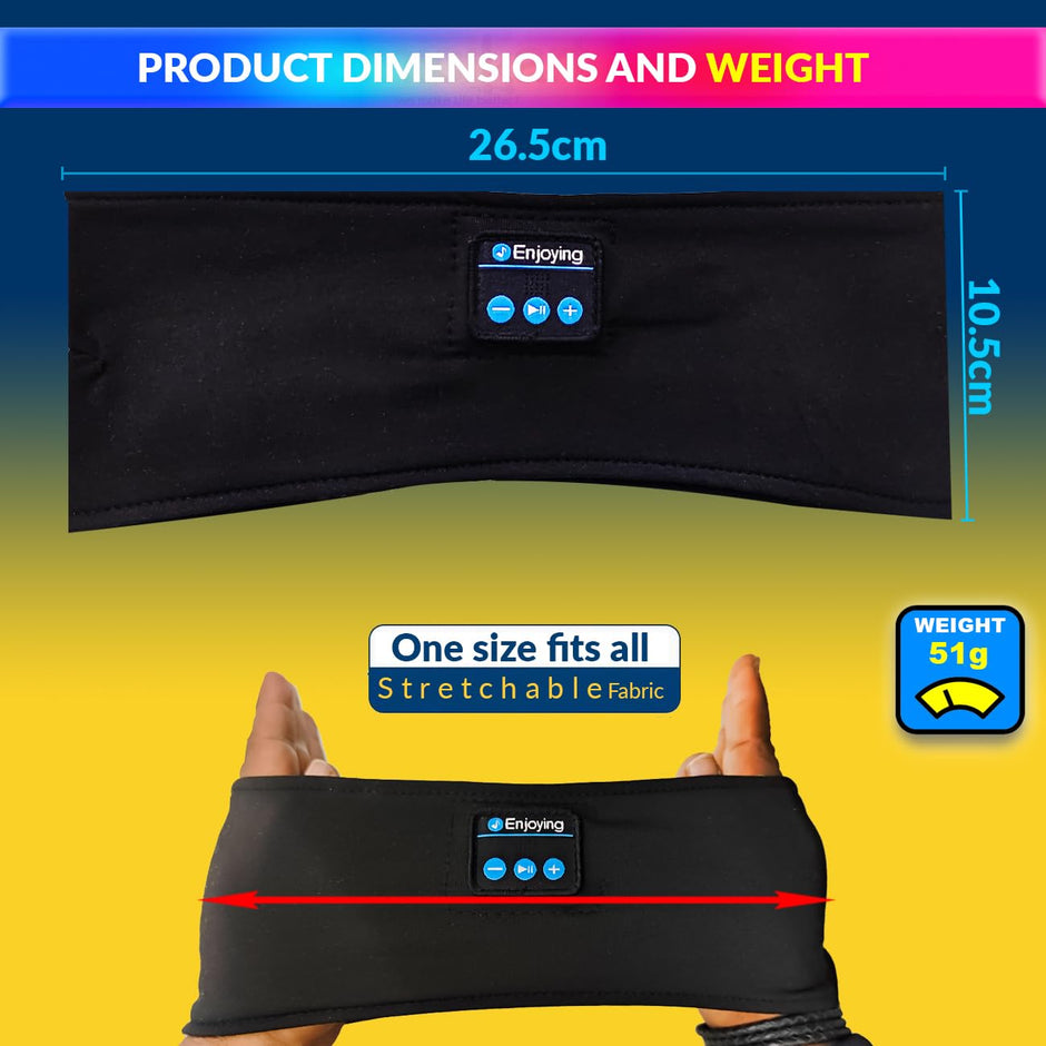 Bluetooth Headphone, Headband Speaker Perfect for Workout, Running, Insomnia, etc amiciKart c0tmiz-hs.myshopify.com