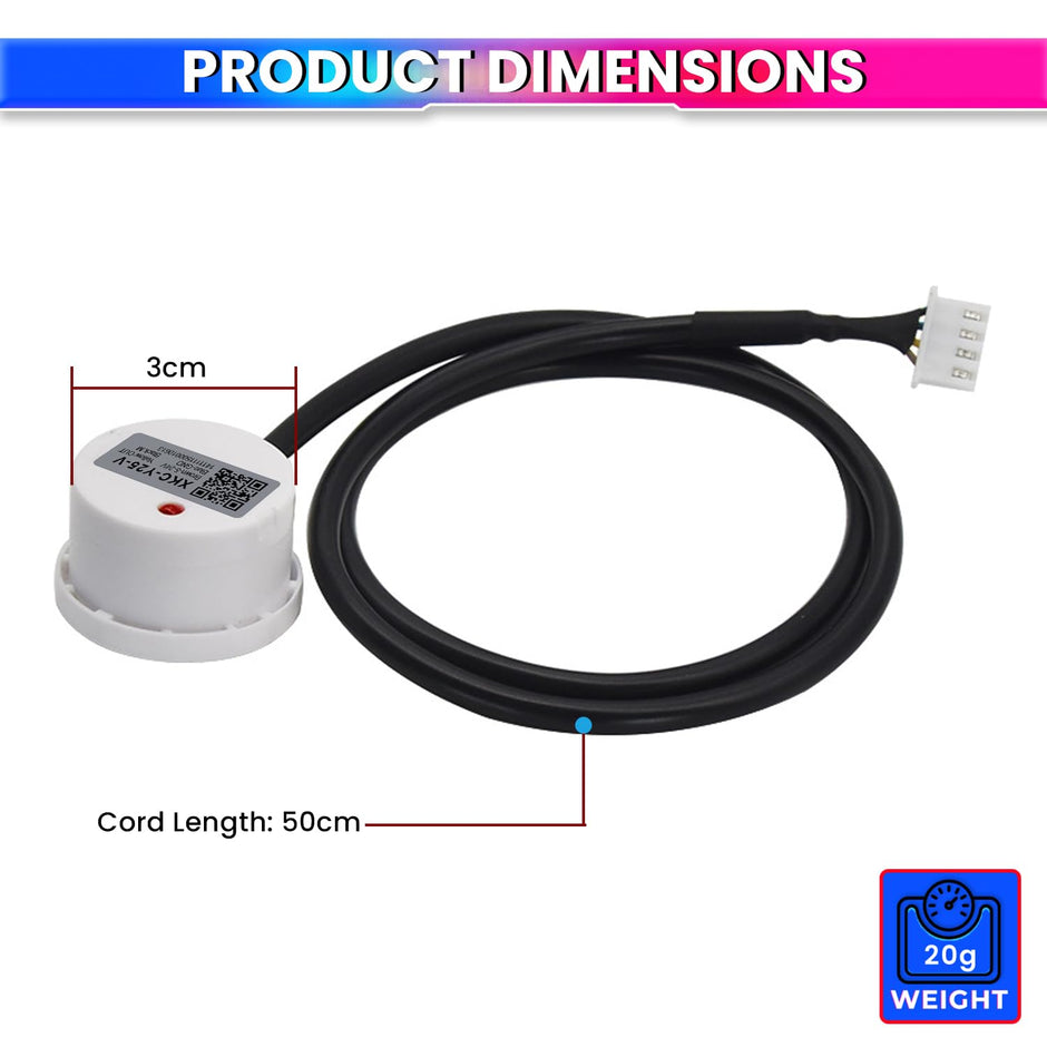 XKC-Y25-NPN Non-Contact Liquid Level Detector Sensor Switch Input Voltage DC 5~12VDC 5mA