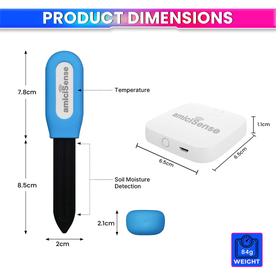 2-in-1 Soil Moisture and Temperature Sensor