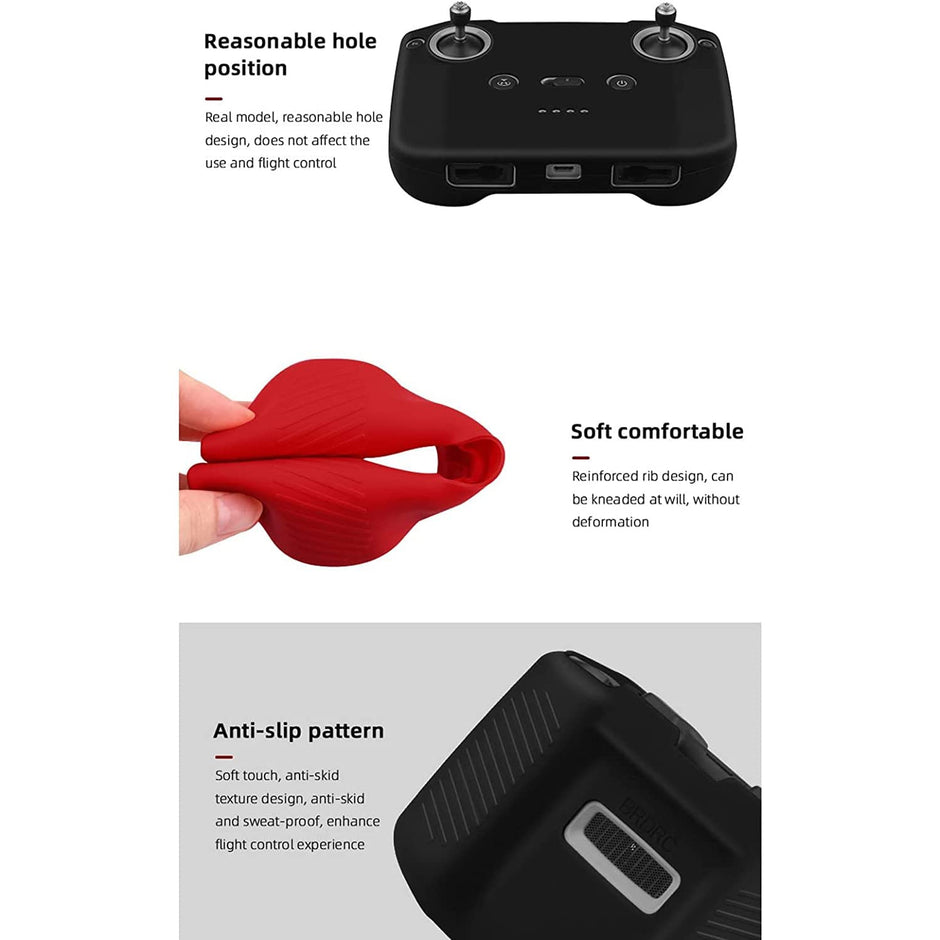 amiciCare Silicone Cover for DJI Mini 3 Pro Remote Control with Dirt & Scratch Protection Compatible with Mavic 3/Air 2S/Air 2/Mini 2/Mini 3 Pro