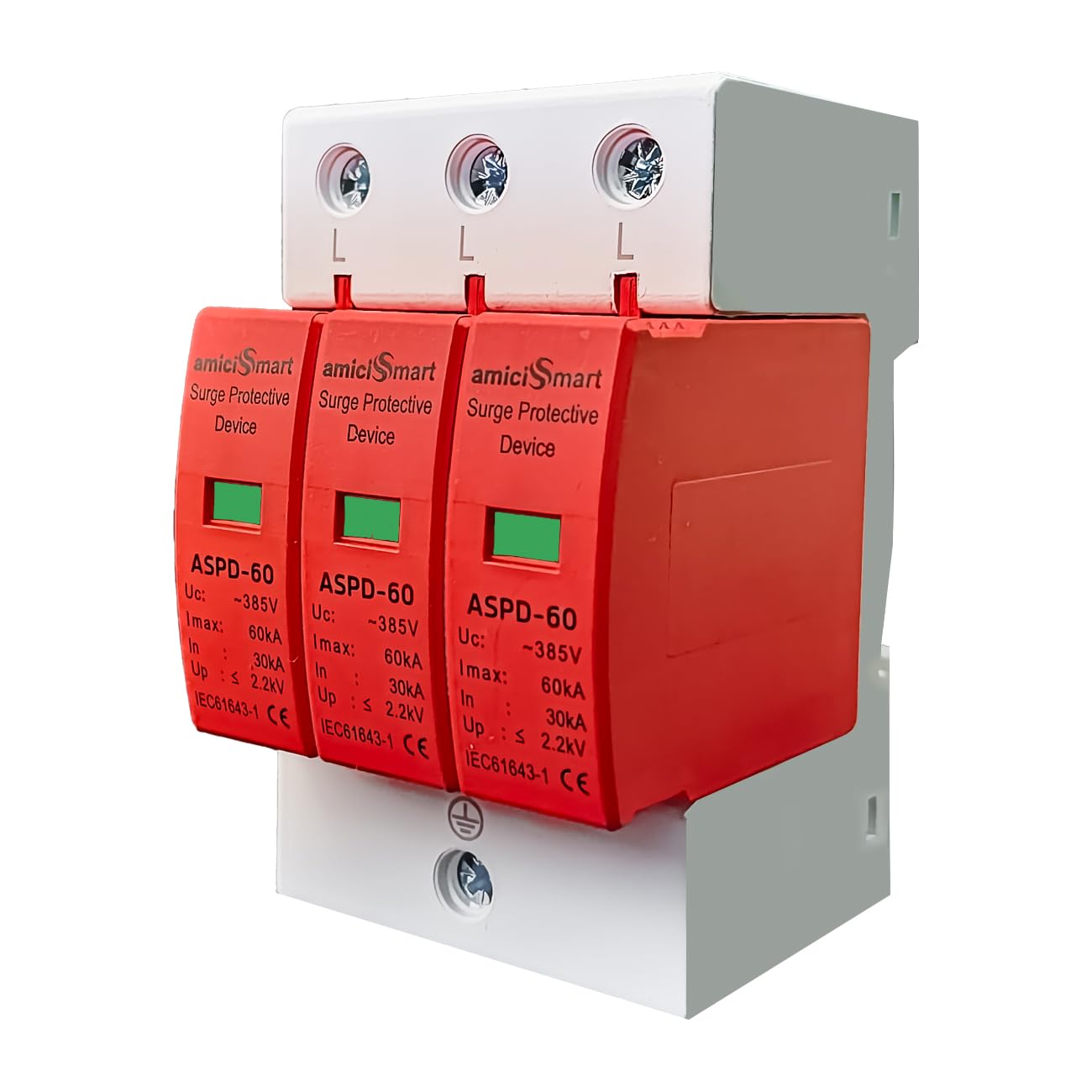 AC Surge Protector Device Lightning Protection Device with Colour Status Indicator amiciKart