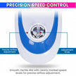 16-Inch BLDC Wall Mounted Rechargeable Fan with 12V 6.4Ah Lithium Battery | Dual Power AC/DC Fan