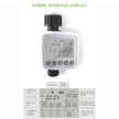 Automatic Irrigation Timer with Rain Sensor, 6 Programs, Child Lock & Battery Operated