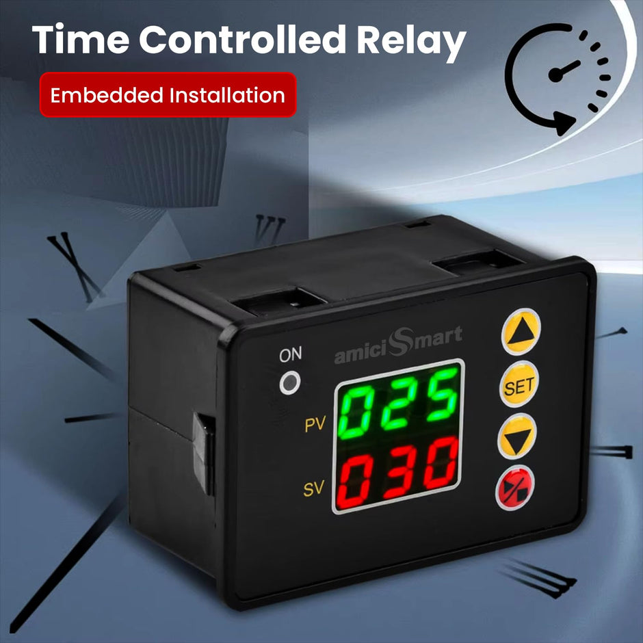 Digital ON/Off Timer Controller | 220V AC Programmable Delay Timer Switch
