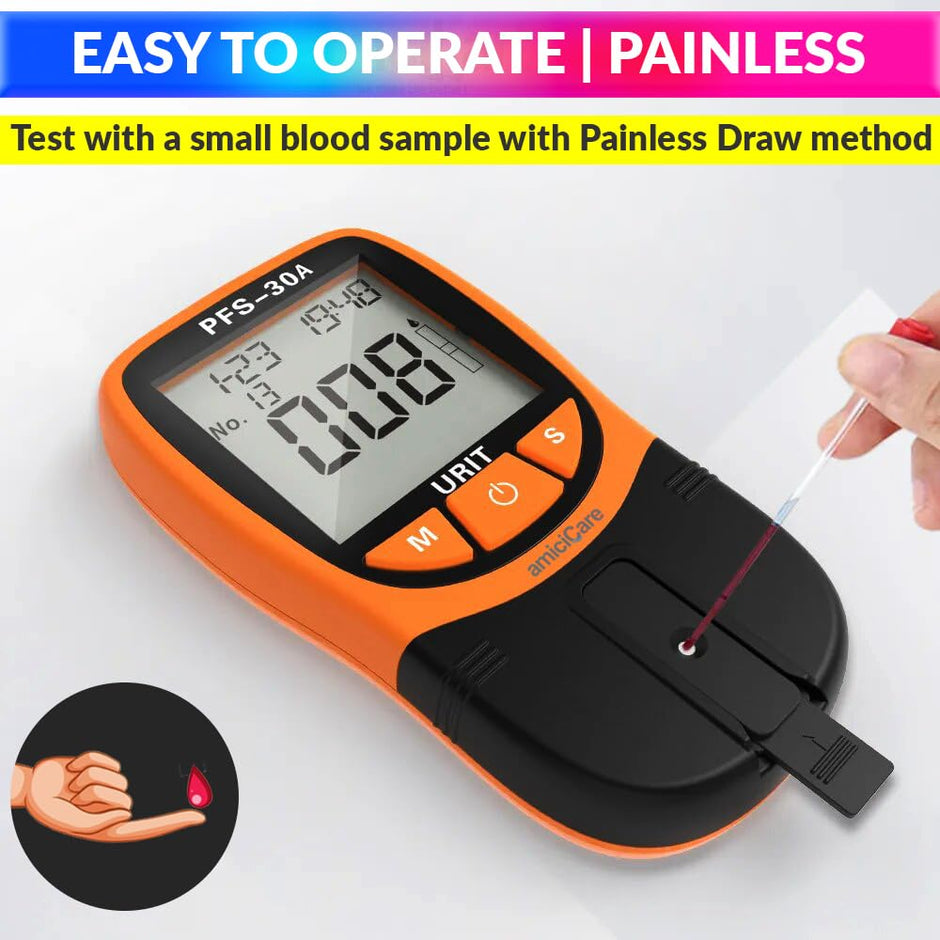 4 In 1 Home DIY Lipid Profile Tester, Total Cholesterol Triglycerides Hdl And Ldl Meter amiciKart