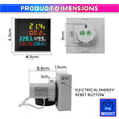 Multi-Function Digital Power Meter | Voltmeter, Ammeter, kWh, Power, Frequency & PF Monitor amiciKart