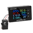 8-in-1 Digital Energy Meter with Power Monitoring Device & Colourful Display, 6 Smart Alarm Prompts (22kW) amiciKart