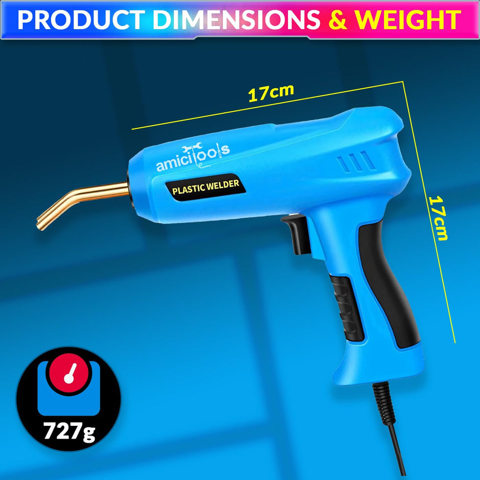 200W Plastic Welder Tool for Quick Fixes & Durable Repairs |1200pcs Staples,56pcs Rods amiciKart c0tmiz-hs.myshopify.com
