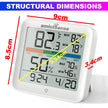 AS-55 Weather Station Hygrometer Thermometer with Clock – Temp & Humidity Display (1 Pc)