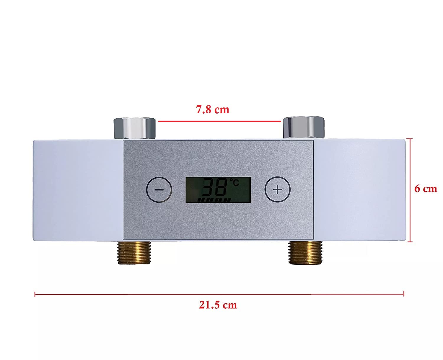 Thermostatic Geyser Water Mixer Valve, Automatic Temperature Control Hot Cold Water Mixing