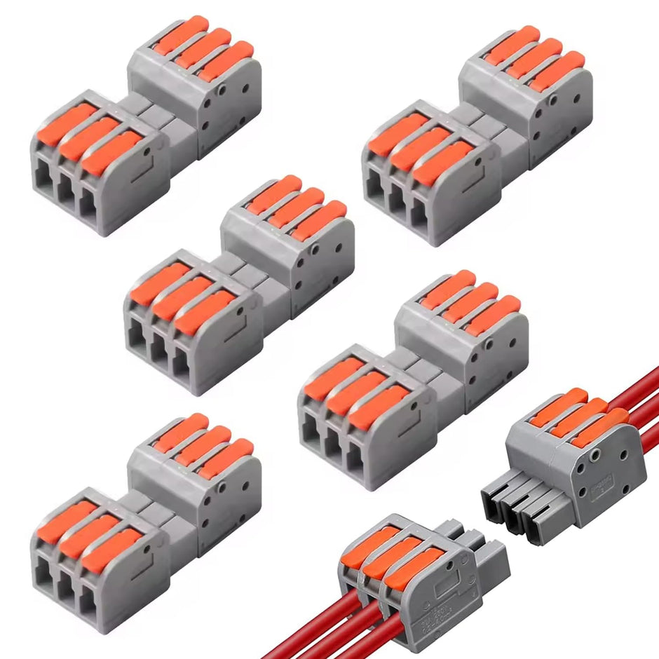Fast Wire Clip Connectors– Quick Disconnect, No Twisting or Extra Wiring Needed