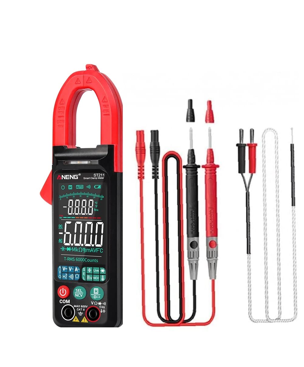 ST211 TRMS Clamp Meter 400A, 600V AC/DC, 6000 Counts, NCV, Resistance & Frequency amiciKart c0tmiz-hs.myshopify.com