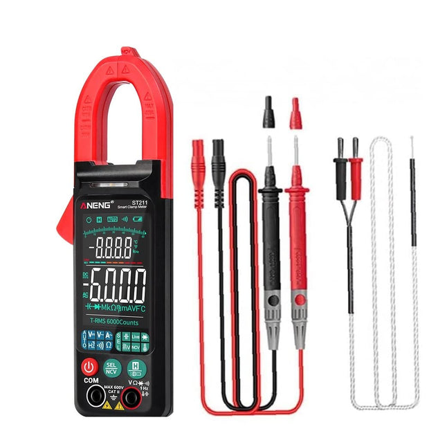 ST211 TRMS Clamp Meter 400A, 600V AC/DC, 6000 Counts, NCV, Resistance & Frequency amiciKart c0tmiz-hs.myshopify.com