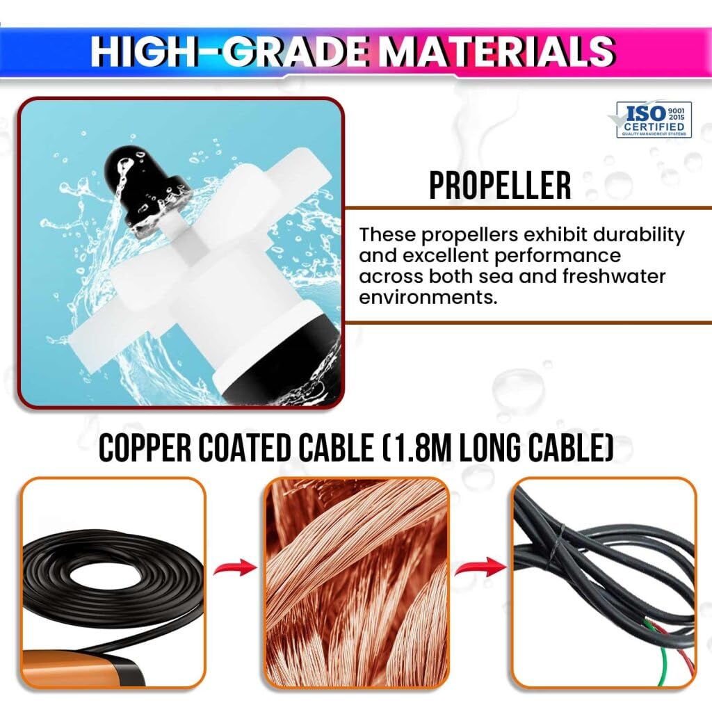 Submersible Water Pump with 500 LPH Ultra-High Flow Energy-Efficient Hydroponic & Pond Pump (18W) amiciKart c0tmiz-hs.myshopify.com