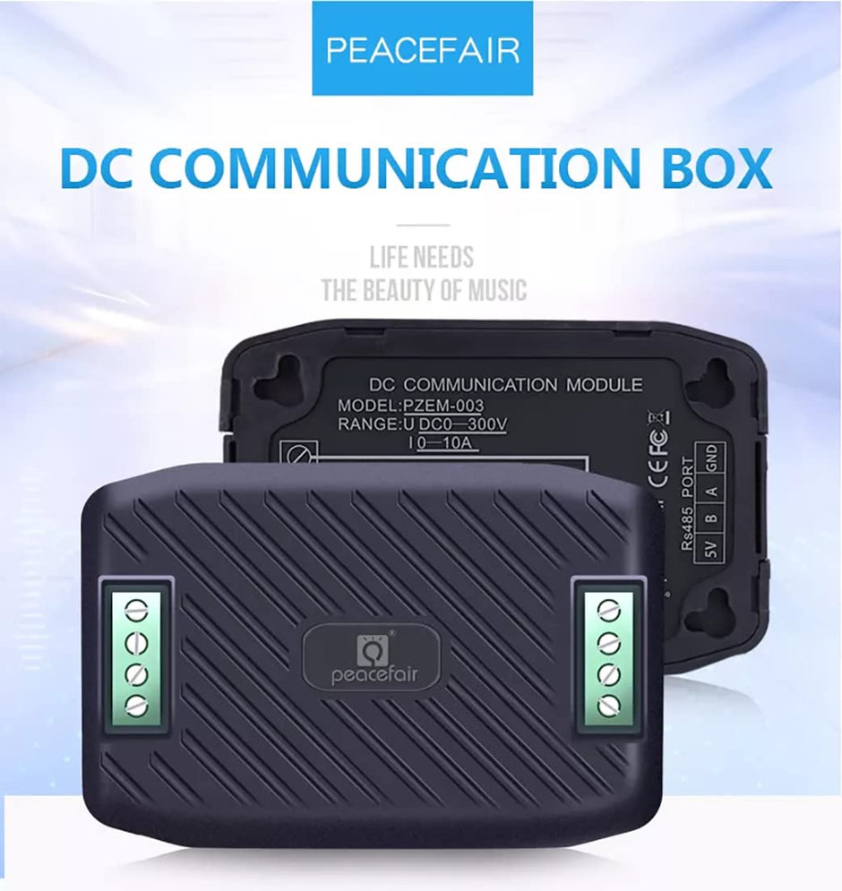 Communication Module to Measure DC Voltage, Current, Power & Energy via RS485 Interface