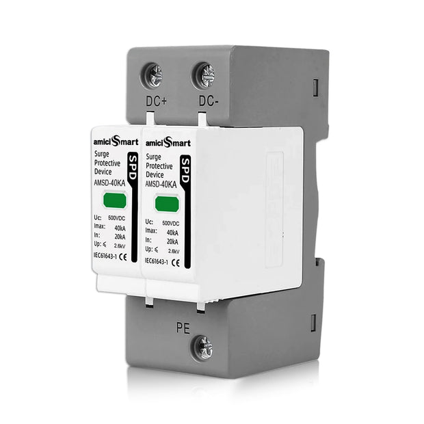 DC SPD Surge Protective Device 20KA 40KA Voltage Protector for Solar PV Systems amiciKart c0tmiz-hs.myshopify.com
