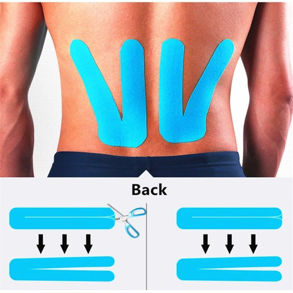 Kinesiology Tape, 5m Long Elastic Therapeutic Tape for Muscle Pain Relief
