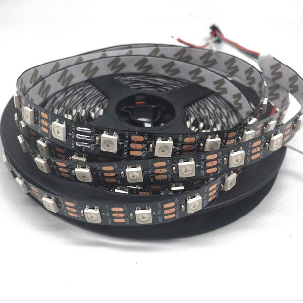 5m RGB Strip Light with Built in IC, Non-Waterproof 60 LED/m Pixel Strip for Festivals or Home Decor amiciKart