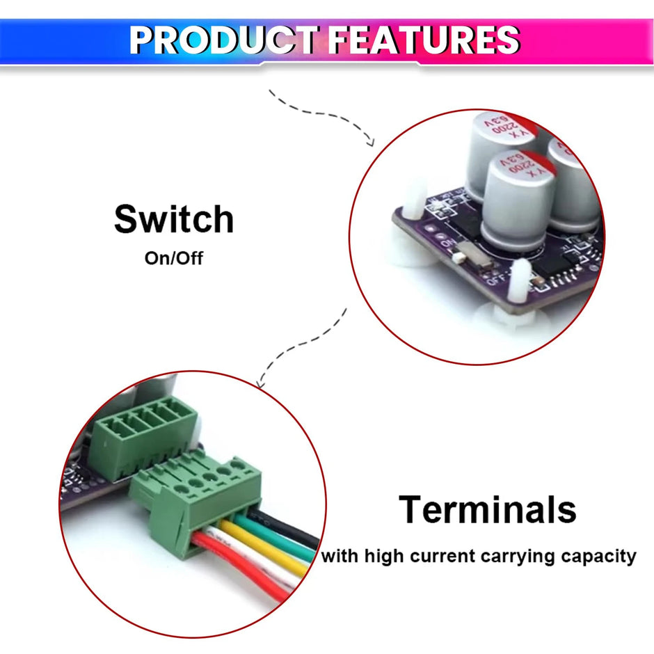 6S 6A Active Balancer Board for LiFePO4, Lithium, Li-ion & LTO Battery Packs Inductive Energy Equalization 2.7V–4.5V Cell Support 6A Voltage Balancing