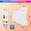 16A Impulse Relay, 2 Pole 230VAC Latching Relay for Line Control