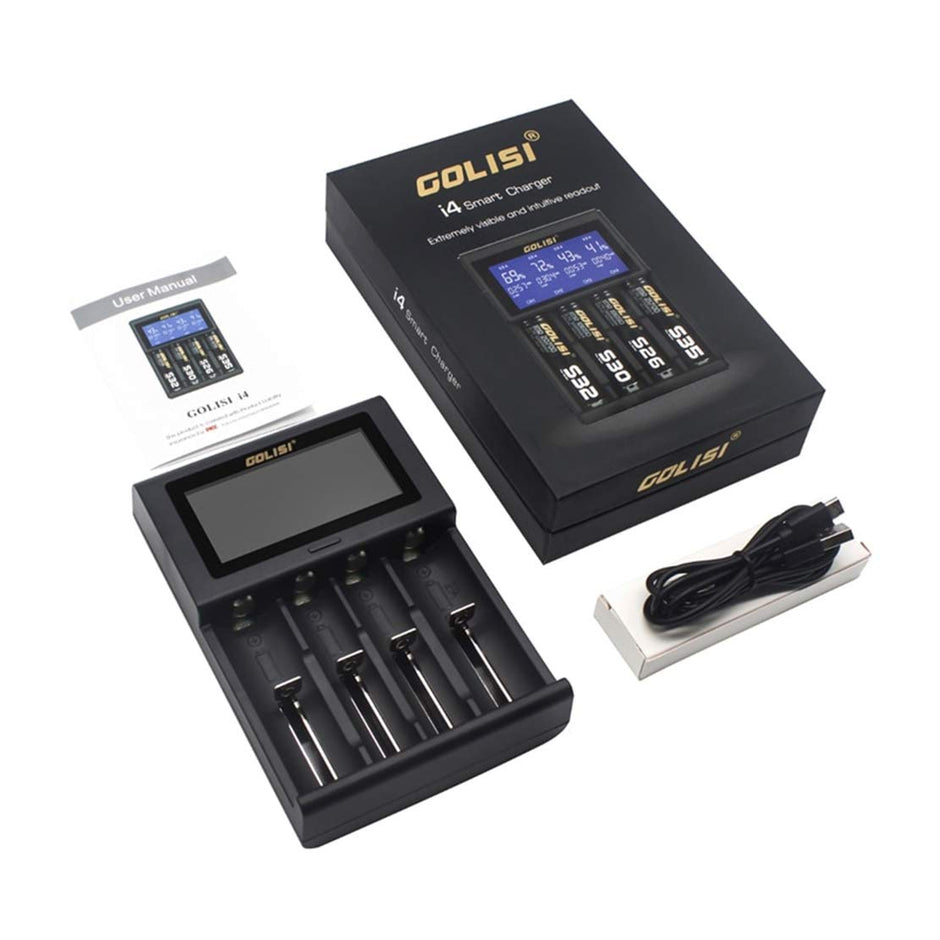 2.0A Smart Battery Charger with LCD Display and Auto Detecting Battery