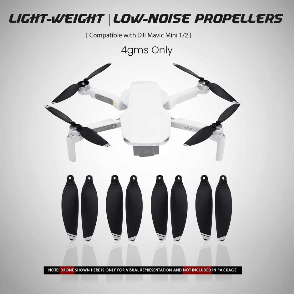 DJI Mavic Mini 1/2 Propellers, Light-Weight and Low-Noise Propellers, Black