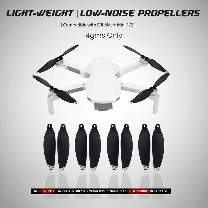 DJI Mavic Mini 1/2 Propellers, Light-Weight and Low-Noise Propellers, Black
