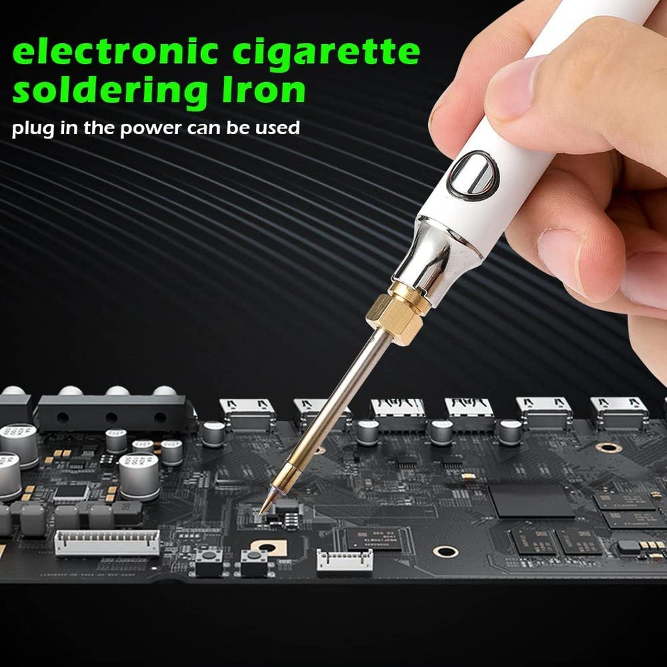 USB Soldering Iron, 8W Mini Portable Solder Tool with 3-Speed Temperature Control & Auto Sleep Function amiciKart