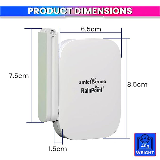 WiFi Gateway Hub Gen2 – 2.4GHz with 853ft Range | Supports 39 Devices | App Controlled | RainPoint