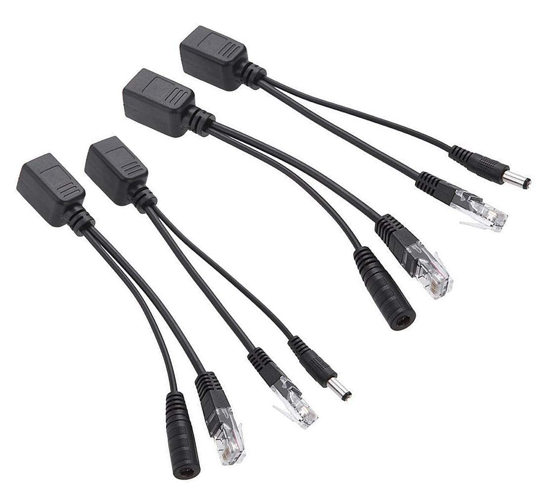 Passive PoE Injector & Splitter Kit – Convert Non-PoE Devices to PoE, 10Mbps Network Support amiciKart