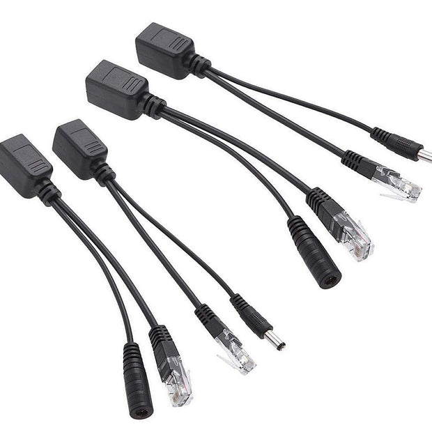 Passive PoE Injector & Splitter Kit – Convert Non-PoE Devices to PoE, 10Mbps Network Support amiciKart