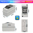Digital Programmable Timer Switch Relay in-Built 7 Days Schedule, DIN Rail Mounted