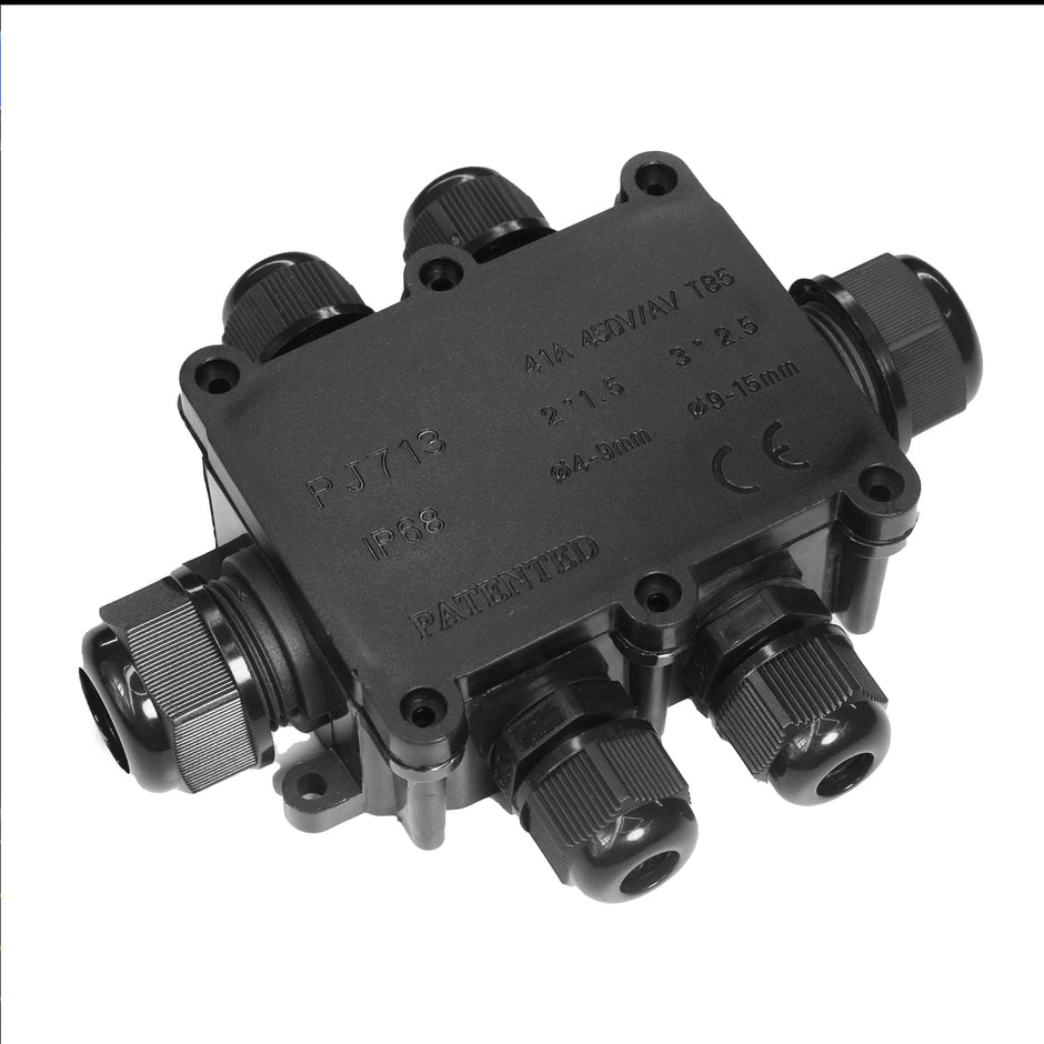 Junction Box – IP68 Waterproof Heavy-Duty Electrical Connector(450V 41A)for Cable Terminals amiciKart
