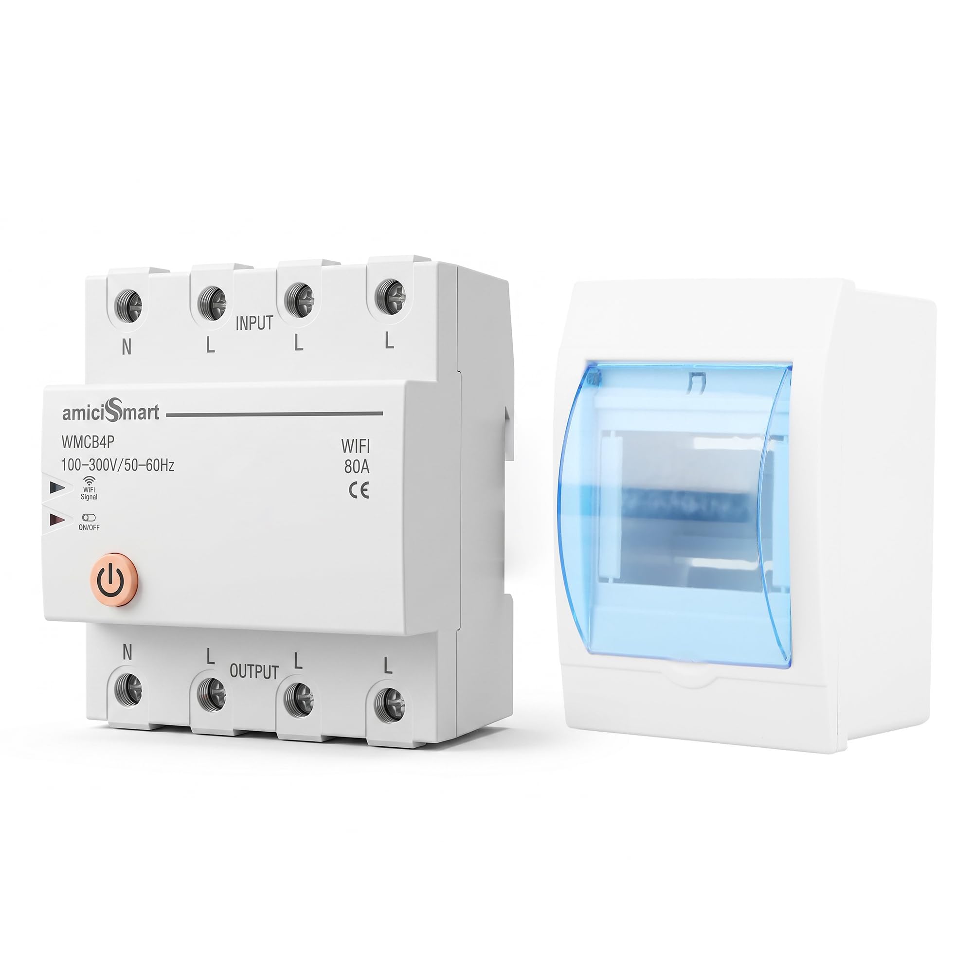 WiFi MCB, Circuit Breaker with Over Voltage/Load Protection