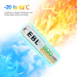 EBL Rechargeable AAA Battery, Ni-MH 800mAh 1.2V Pack of 4 amiciKart c0tmiz-hs.myshopify.com