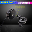 Bike TPMS, 3-in-1 Tyre Pressure Monitoring System with QC 3.0 Fast Charging & Battery Voltage Monitoring