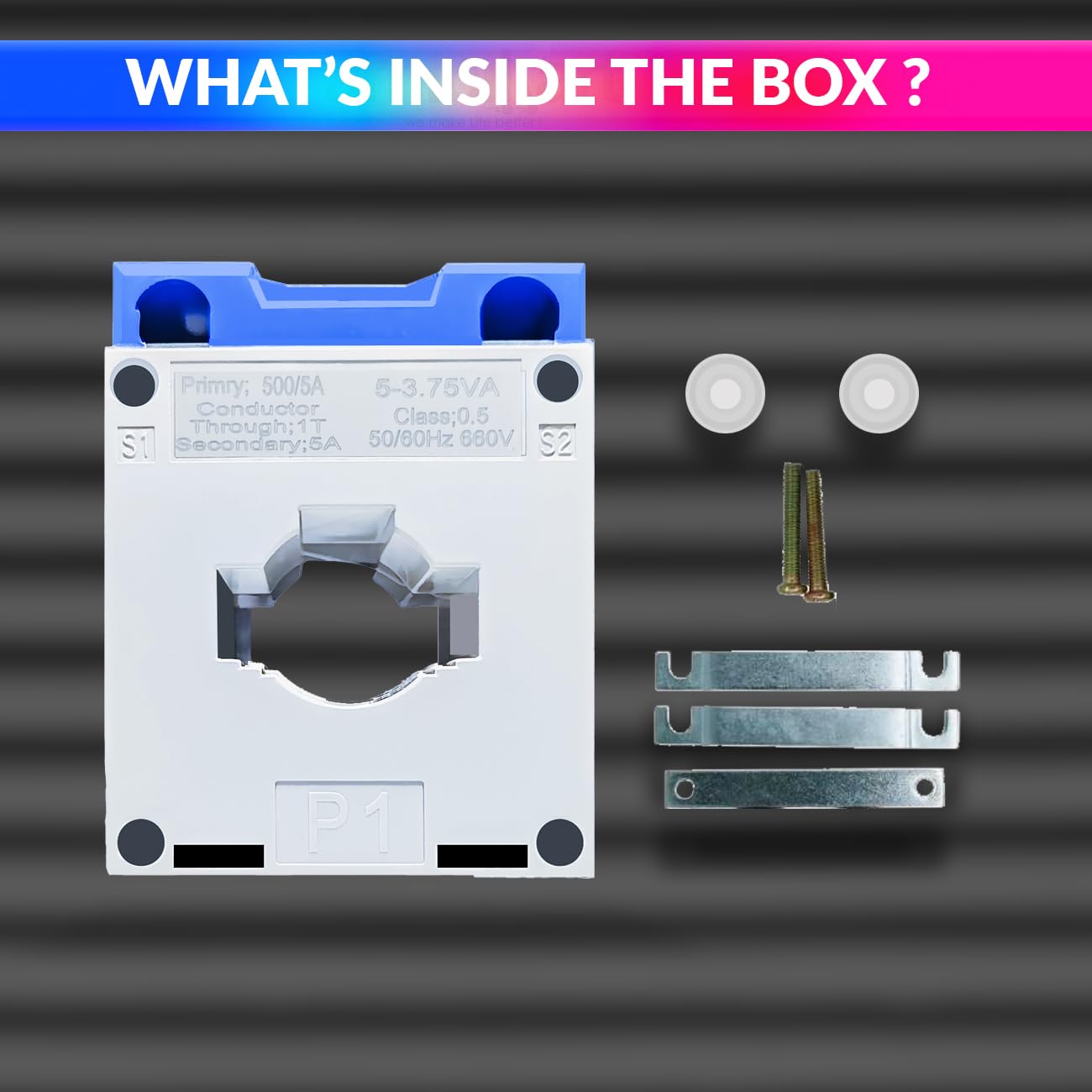 Industrial Grade Current Transformer CT Coil (Class 0.5) 0.66kV Rated Voltage & Digital Display amiciKart c0tmiz-hs.myshopify.com