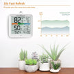 AS-55 Weather Station Hygrometer Thermometer with Clock – Temp & Humidity Display (1 Pc)