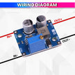 amiciSolar LX8015 DC-DC Adjustable Step-Down Power Module | 5-80V Input to 1-60V Output | 1.5A Peak Current | High Efficiency Buck Converter