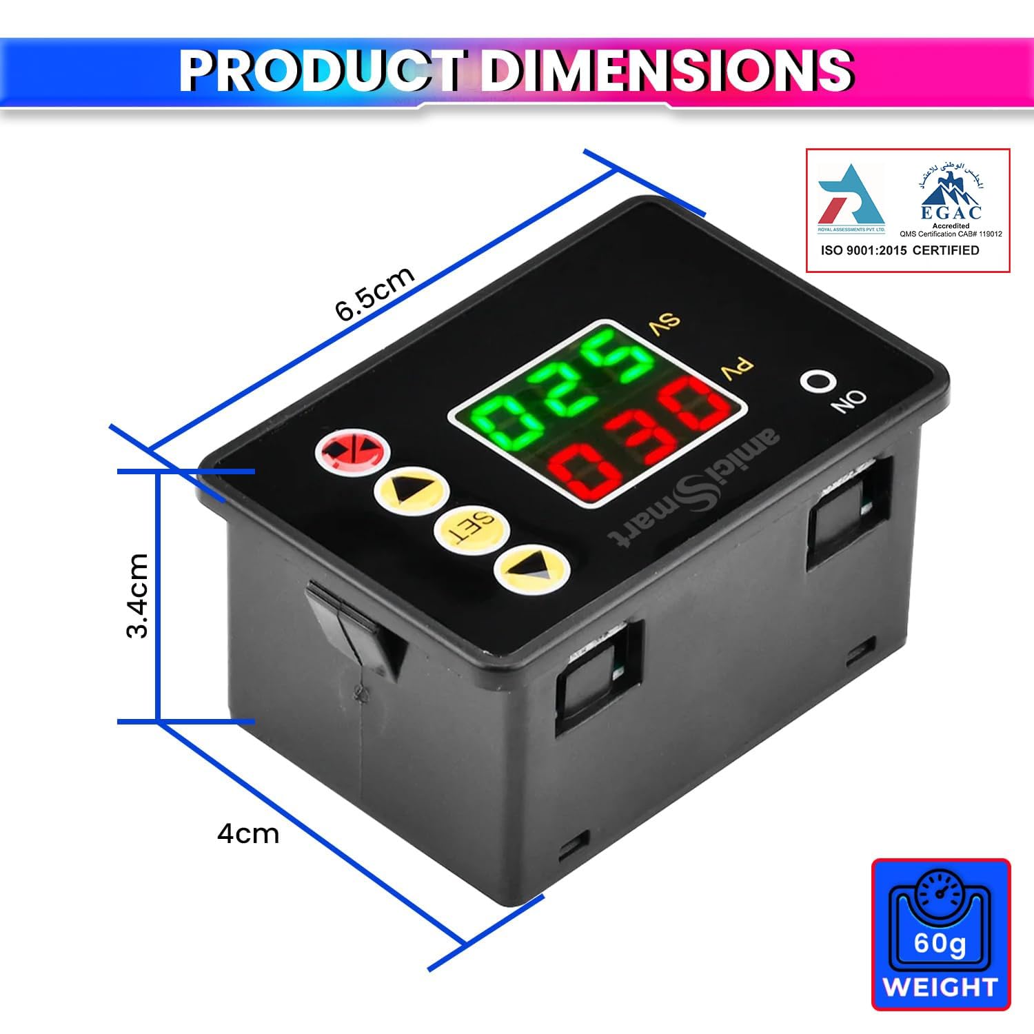 Digital ON/Off Timer Controller | 220V AC Programmable Delay Timer Switch