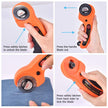Useful Manual Sewing Roller Cutter Rotary Blade 45 mm with 10 Extra Blade amiciKart c0tmiz-hs.myshopify.com